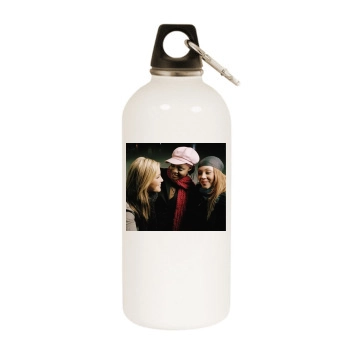 Sugababes White Water Bottle With Carabiner