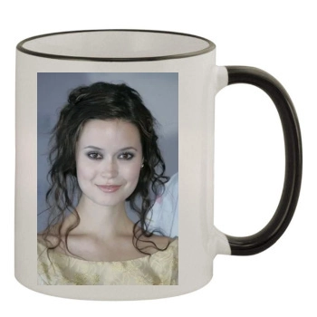 Summer Glau 11oz Colored Rim & Handle Mug