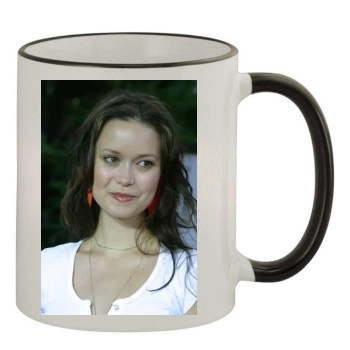 Summer Glau 11oz Colored Rim & Handle Mug