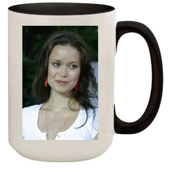 Summer Glau 15oz Colored Inner & Handle Mug