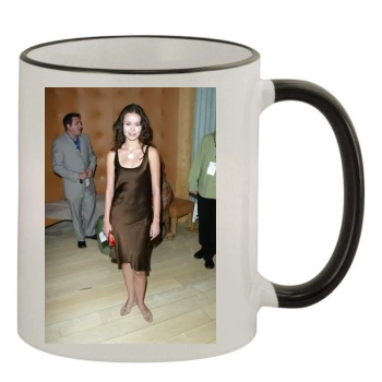 Summer Glau 11oz Colored Rim & Handle Mug