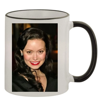 Summer Glau 11oz Colored Rim & Handle Mug