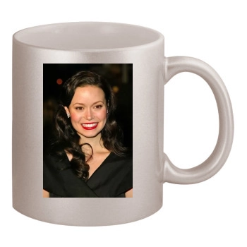 Summer Glau 11oz Metallic Silver Mug