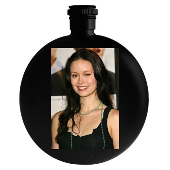 Summer Glau Round Flask