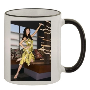 Summer Glau 11oz Colored Rim & Handle Mug