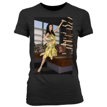 Summer Glau Women's Junior Cut Crewneck T-Shirt