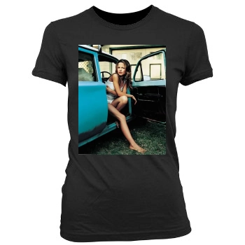 Tammin Sursok Women's Junior Cut Crewneck T-Shirt