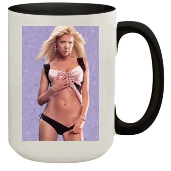 Tara Reid 15oz Colored Inner & Handle Mug