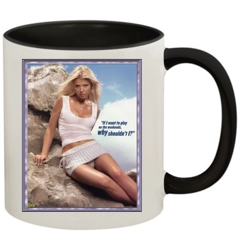 Tara Reid 11oz Colored Inner & Handle Mug