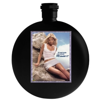 Tara Reid Round Flask