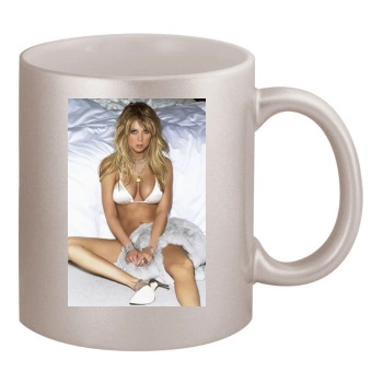 Tara Reid 11oz Metallic Silver Mug