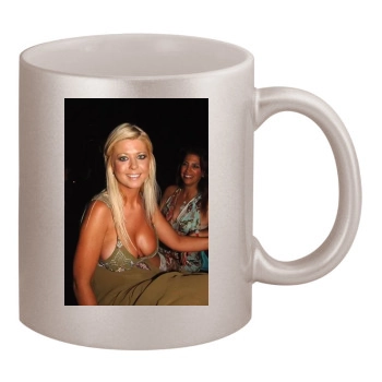 Tara Reid 11oz Metallic Silver Mug