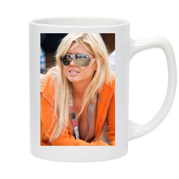 Tara Reid 14oz White Statesman Mug