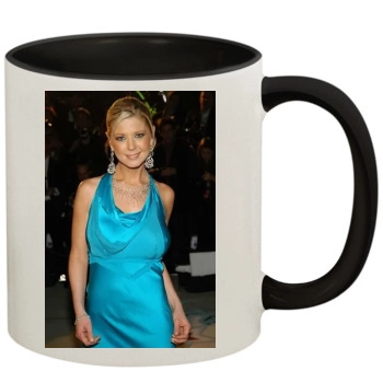 Tara Reid 11oz Colored Inner & Handle Mug