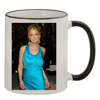 Tara Reid 11oz Colored Rim & Handle Mug