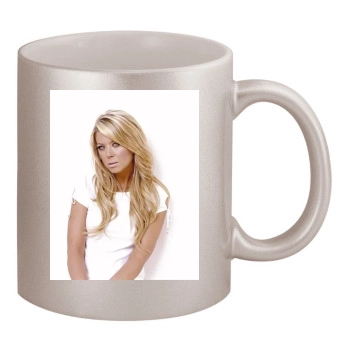 Tara Reid 11oz Metallic Silver Mug