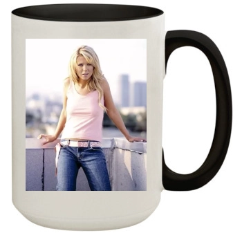 Tara Reid 15oz Colored Inner & Handle Mug