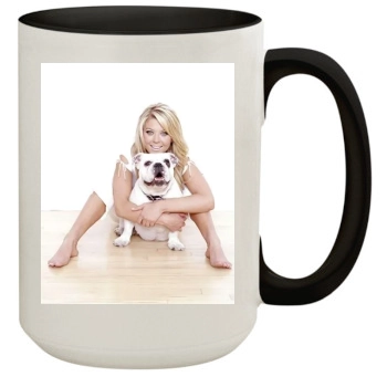 Tara Reid 15oz Colored Inner & Handle Mug