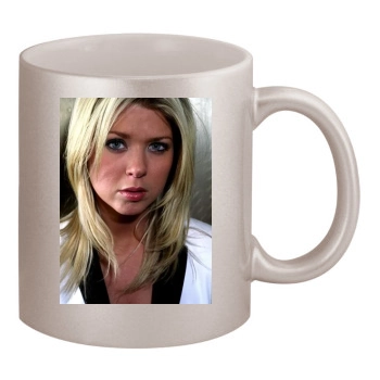 Tara Reid 11oz Metallic Silver Mug