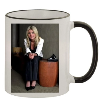 Tara Reid 11oz Colored Rim & Handle Mug