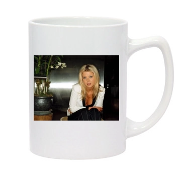 Tara Reid 14oz White Statesman Mug