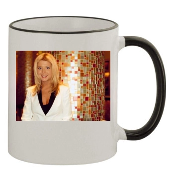 Tara Reid 11oz Colored Rim & Handle Mug