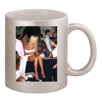 Tara Reid 11oz Metallic Silver Mug