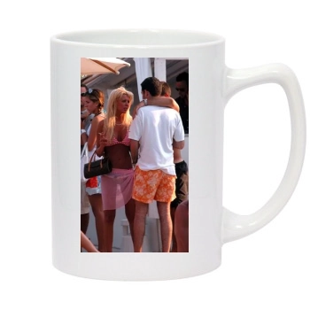 Tara Reid 14oz White Statesman Mug