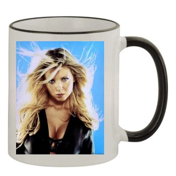 Tara Reid 11oz Colored Rim & Handle Mug