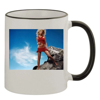 Tara Reid 11oz Colored Rim & Handle Mug