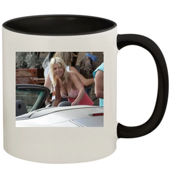 Tara Reid 11oz Colored Inner & Handle Mug