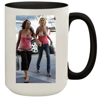 Tara Reid 15oz Colored Inner & Handle Mug