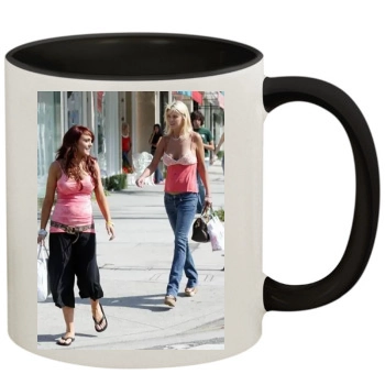 Tara Reid 11oz Colored Inner & Handle Mug