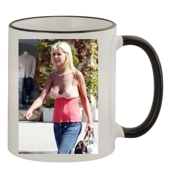 Tara Reid 11oz Colored Rim & Handle Mug