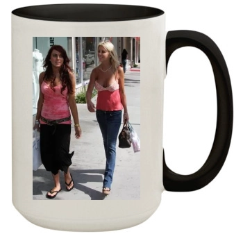 Tara Reid 15oz Colored Inner & Handle Mug