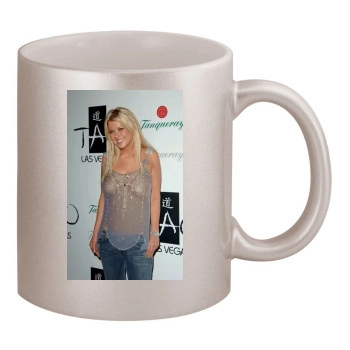 Tara Reid 11oz Metallic Silver Mug