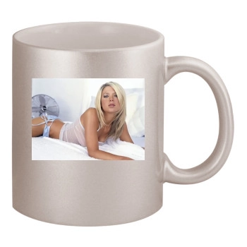 Tara Reid 11oz Metallic Silver Mug