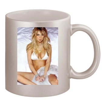 Tara Reid 11oz Metallic Silver Mug