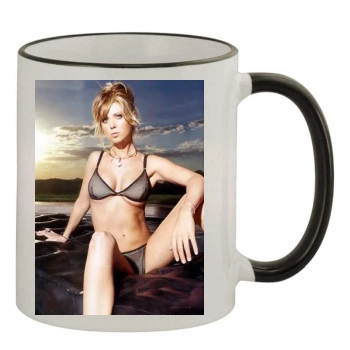 Tara Reid 11oz Colored Rim & Handle Mug