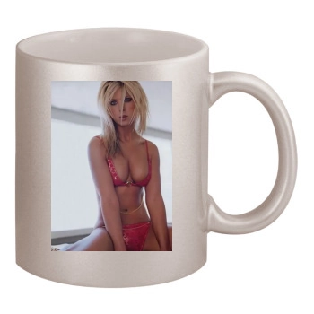 Tara Reid 11oz Metallic Silver Mug