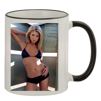 Tara Reid 11oz Colored Rim & Handle Mug