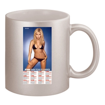 Tara Reid 11oz Metallic Silver Mug