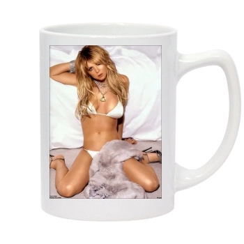 Tara Reid 14oz White Statesman Mug