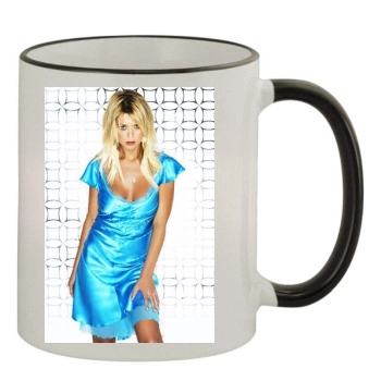 Tara Reid 11oz Colored Rim & Handle Mug