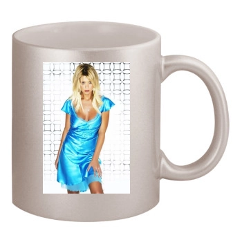 Tara Reid 11oz Metallic Silver Mug