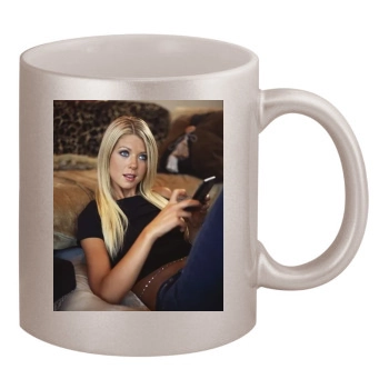 Tara Reid 11oz Metallic Silver Mug