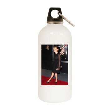 Taryn Manning White Water Bottle With Carabiner