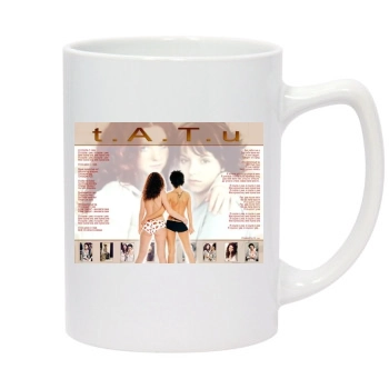 TATU 14oz White Statesman Mug