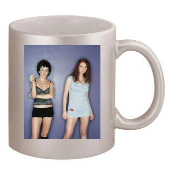 TATU 11oz Metallic Silver Mug