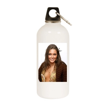 Taylor Cole White Water Bottle With Carabiner